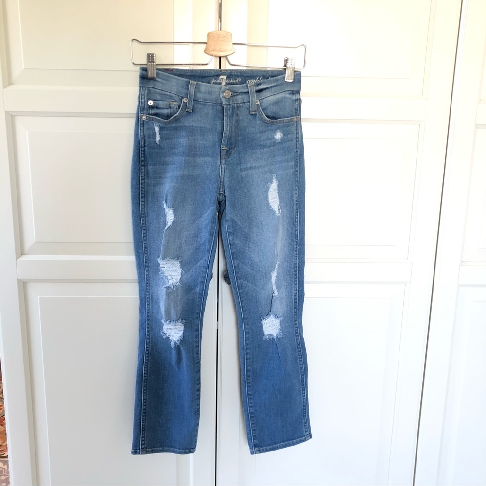 7 for all mankind ankle straight